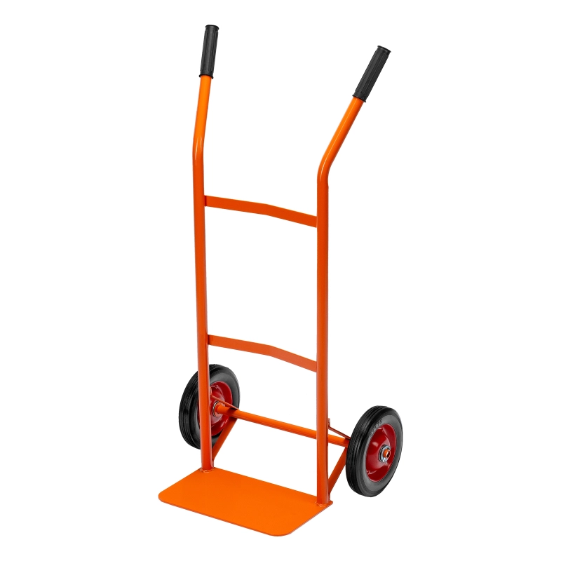 Тележка ручная 2-х колесная, облегченная, г/п 120кг, платформа 350х200мм Сибртех (69300)