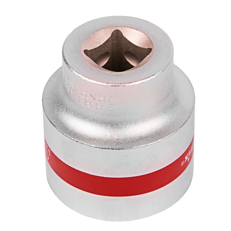 Головка торцевая, 32 мм, шестигранная, CrV, под квадрат 1/2, хромированная Matrix (13132)