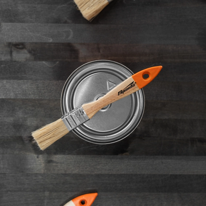 Кисть плоская Slimline 3/4" (20 мм) натуральная щетина, деревянная ручка Sparta (824155)