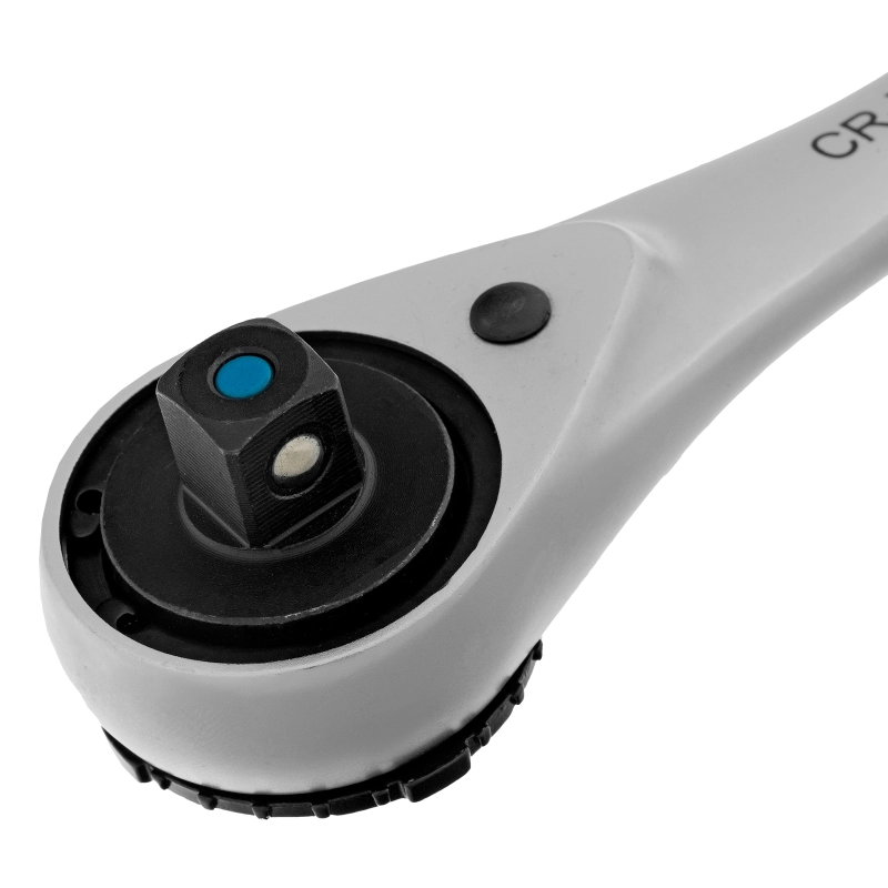 Набор торцевых головок, трещотка 120 зубьев, 1/2", CrV, 36 предметов Gross (14144)