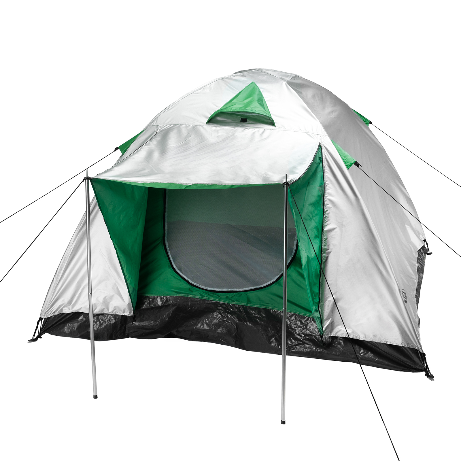 Палатка двухслойная трехместная 210 x 210 x 130 см, Camping Palisad (69522)