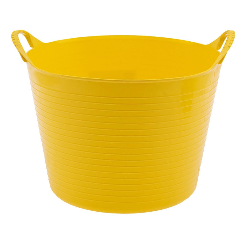 Ведро гибкое сверхпрочное, 14 л, желтое, Сибртех (67502)