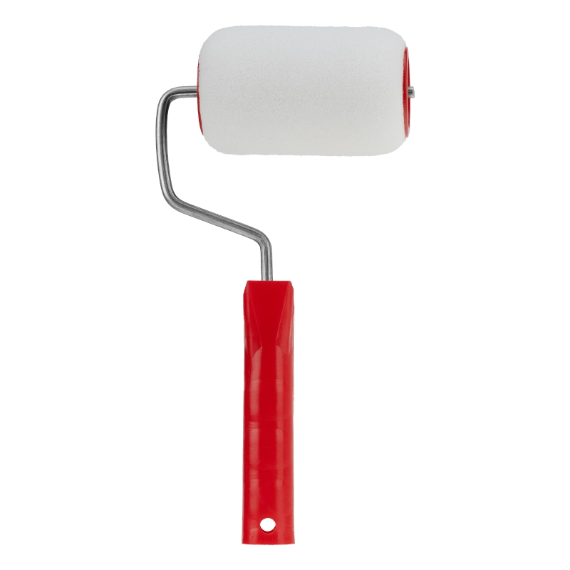 Валик "Поролон", в сборе, 100 мм, D 48 мм, D ручки 6 мм, крепление шплинтом Сибртех (80141)