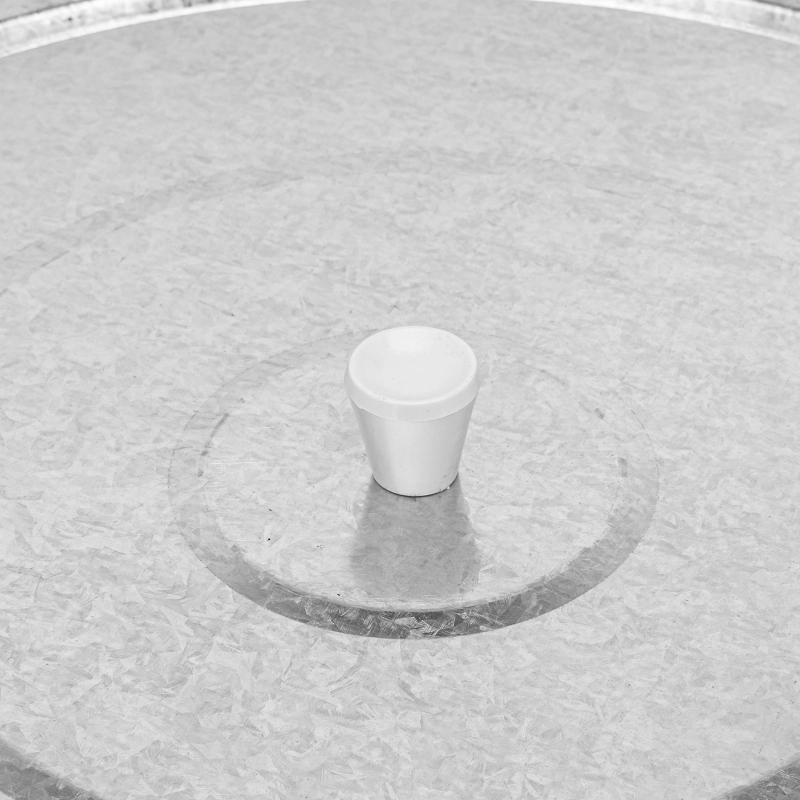 Бак для воды оцинкованный с крышкой (крышка с ручкой) 32 л, без крана (67549)