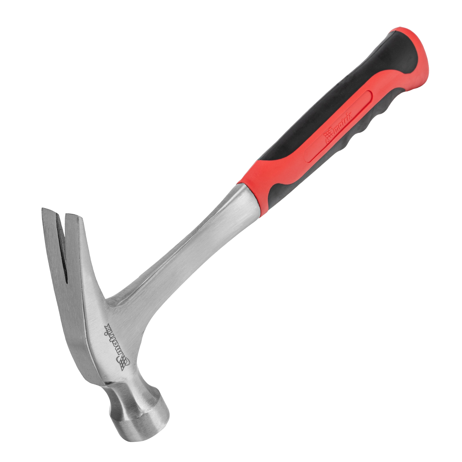 Молоток-гвоздодер, 570 г, цельнометаллический, двухкомпонентная рукоятка Matrix (10463)