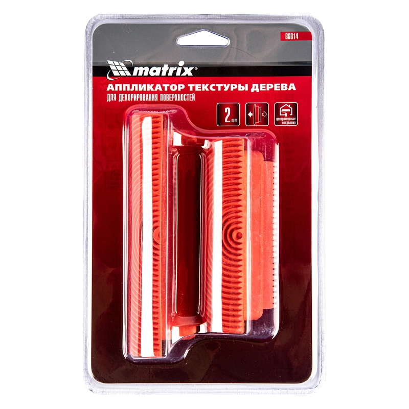 Аппликатор текстуры дерева, 2 предмета Matrix (86814)