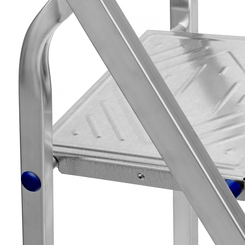 Стремянка, 4 ступени, алюминиевая, Сибртех (97714)