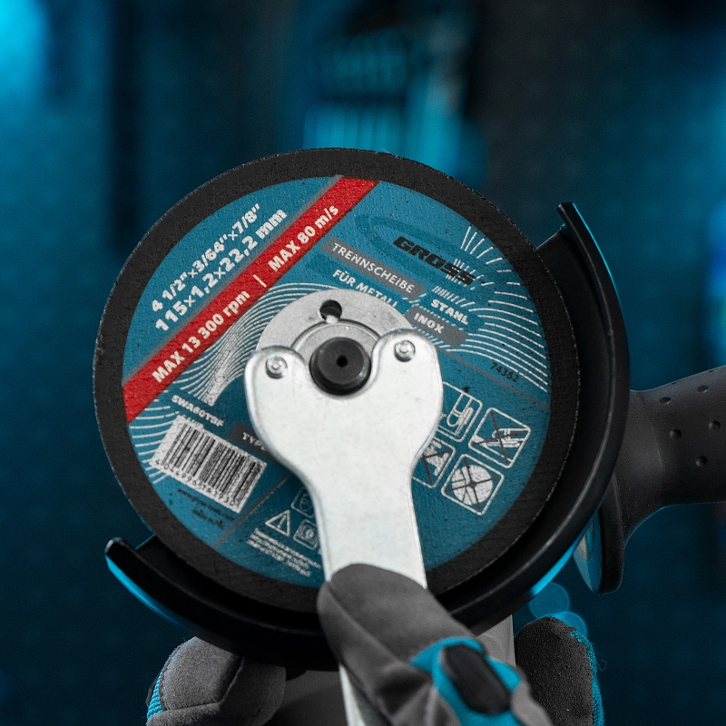 Круг отрезной по металлу, 115 х 1.2 х 22 мм Gross (74362)