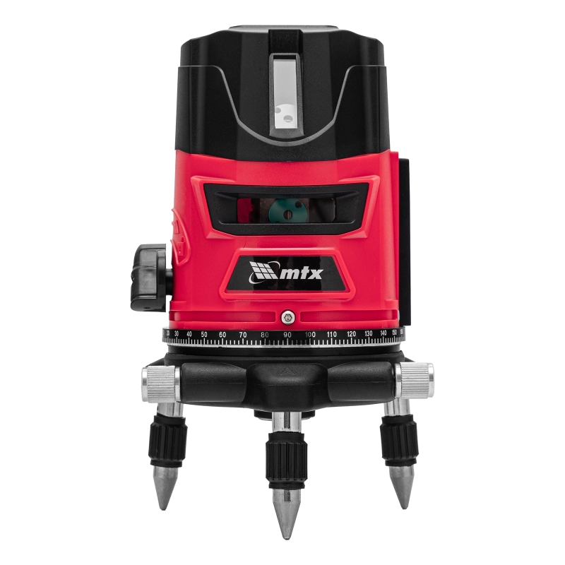 Лазерный уровень CRX-30G, 30 м, зеленый луч, батарейки, резьба 5/8" MTX (35032)