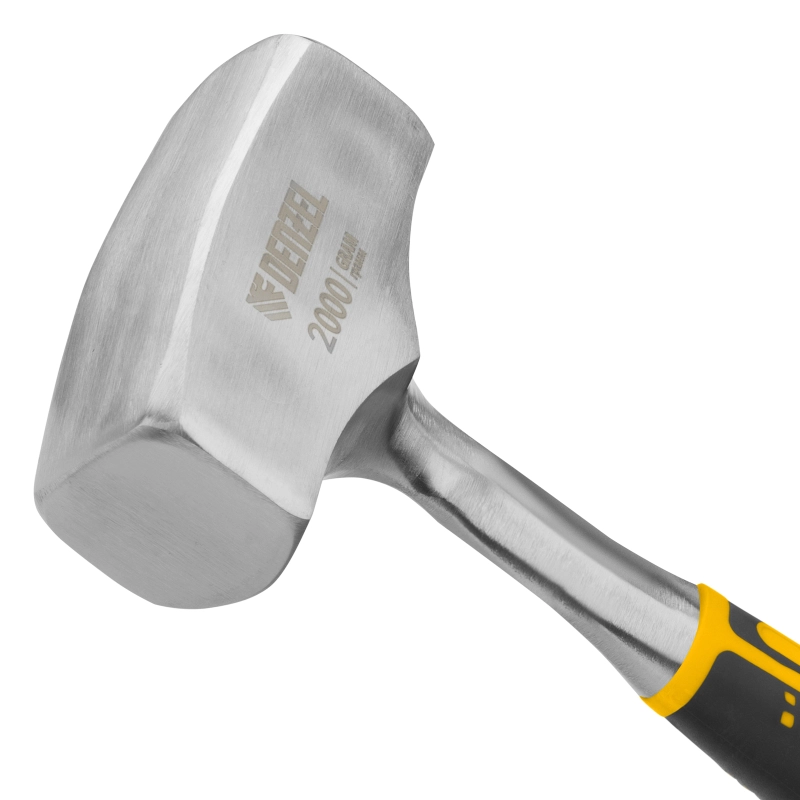 Кувалда 2 кг, цельнометаллическая, двухкомпонентная рукоятка Denzel (11013)