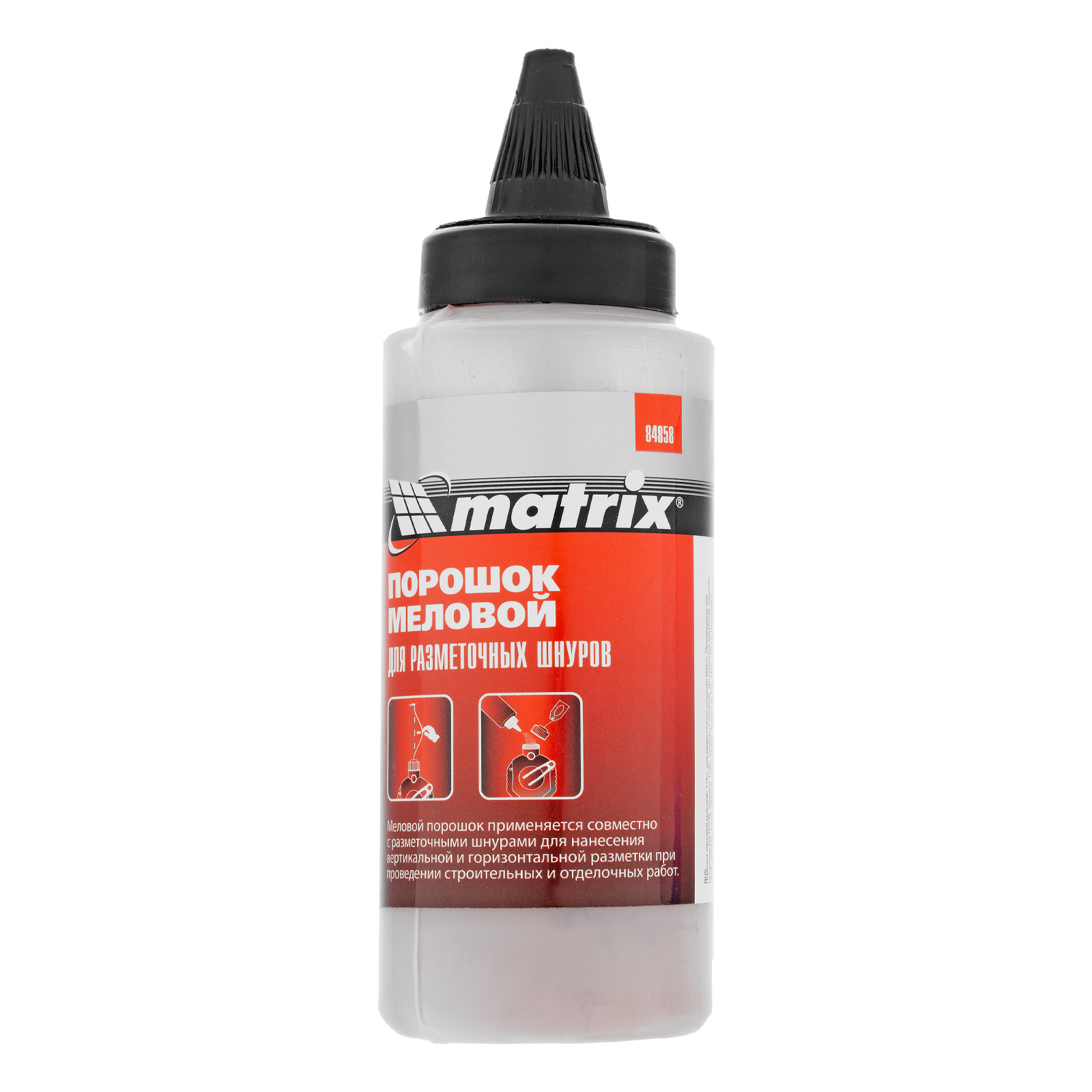 Порошок меловой красный, 115 г, для разметочных шнуров Matrix (84858)