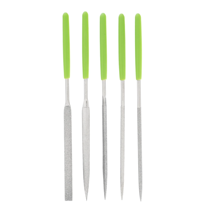 Набор надфилей алмазных, 140 х 70 х 3 мм, 5 шт Сибртех (158337)