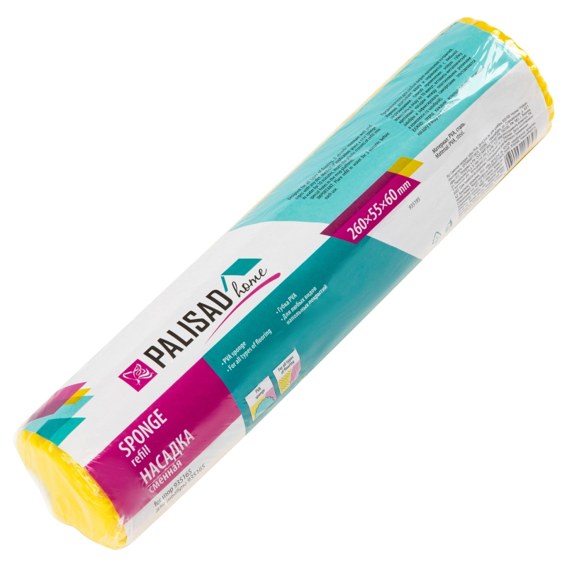 Сменная насадка губка PVA, 26х5,5х6 см, для швабры 935165 Home Palisad (935195)