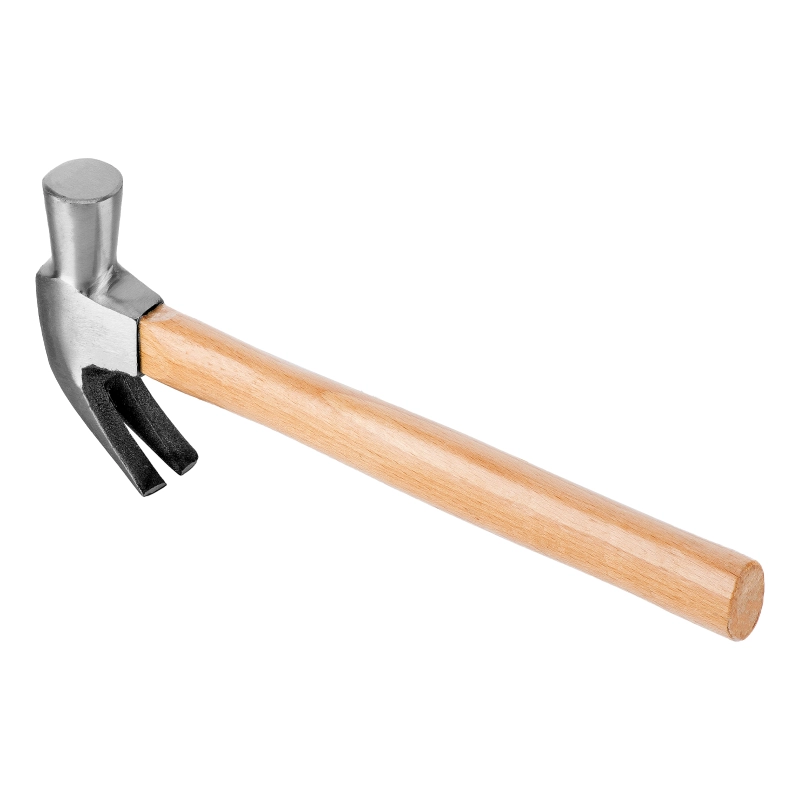 Молоток-гвоздодер, 450 г, боек 27 мм, деревянная рукоятка Sparta (104205)