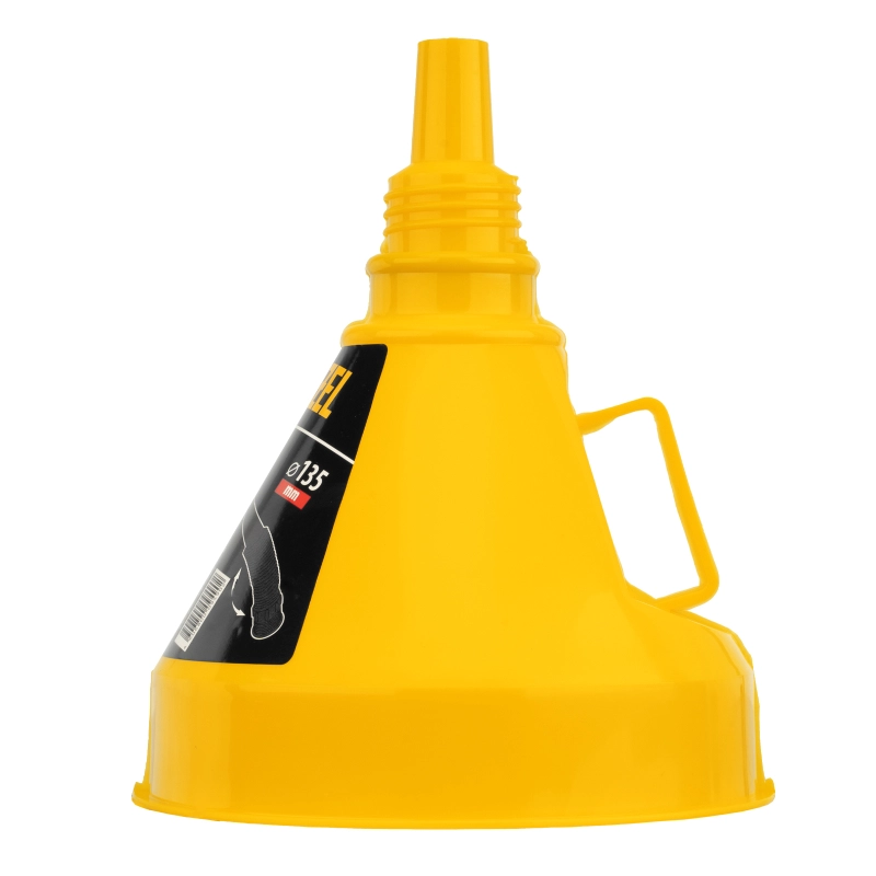 Воронка пластиковая 135 мм с металлическим ситом и гибким наконечником Denzel (537209)