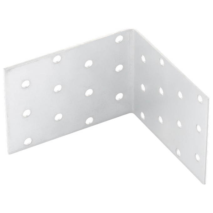 Крепежный уголок равносторонний 2 мм, KUR 40 x 40 x 80 мм Сибртех (46417)