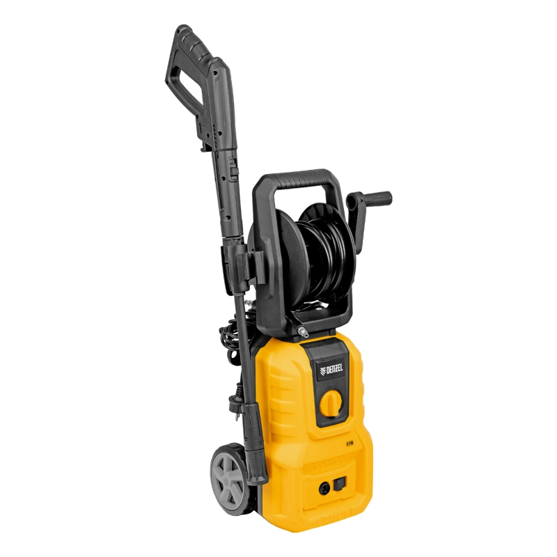 Моечная машина высокого давления R-170D, 1800 Вт, 170 бар, 380 л/ч, с барабаном// Denzel (58263)