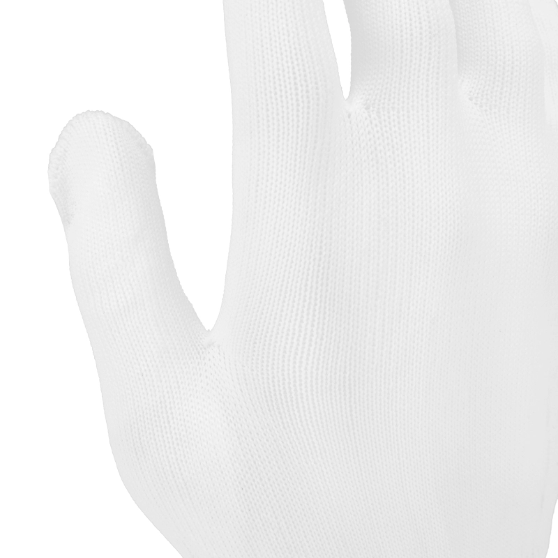 Перчатки Нейлон, 13 класс, белые, L (67820)