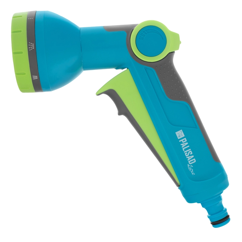 Пистолет-распылитель, 8 режимов, регулируемый, с курком, LUXE Palisad (65899)