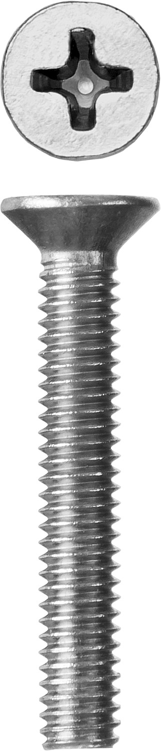 ЗУБР DIN 965, кл. пр. 4.8, M4 х 25 мм, цинк, 5 кг, винт с потайной головкой (303110-04-025)
