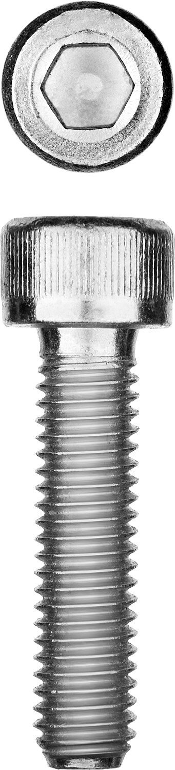 ЗУБР DIN 912, кл. пр. 8.8, М6 х 35 мм, цинк, 5 кг, винт с внутренним шестигранником, Профессионал (30318-06-035)