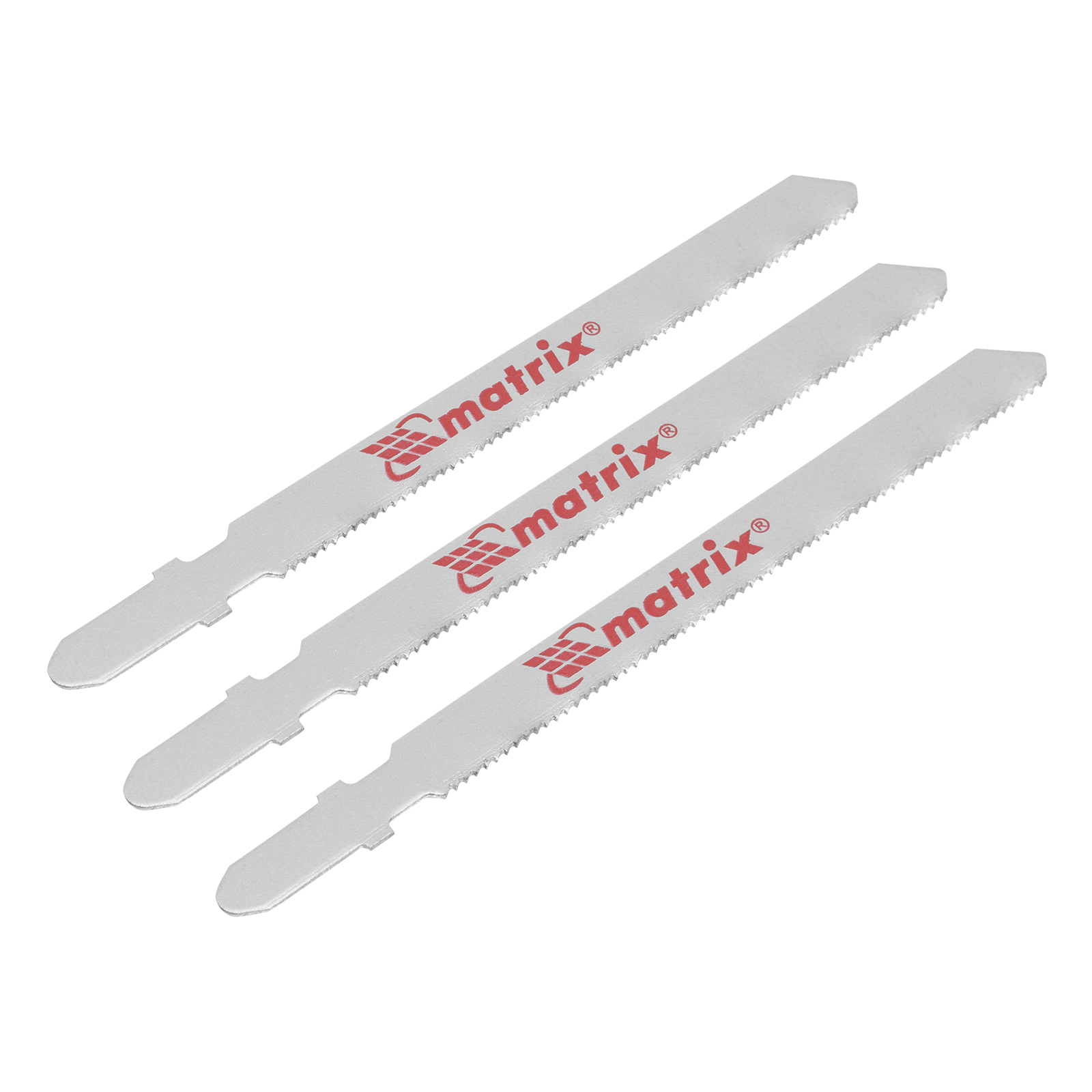Полотна для электролобзика по металлу, 3 шт, 75 х 1.2 мм, BIM, EU- хвостовик Matrix (78150)