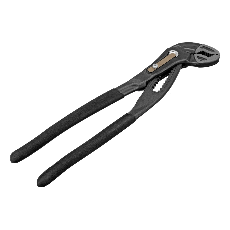 Клещи переставные, кнопочный механизм, обливные рукоятки, 250 мм Denzel (17906)