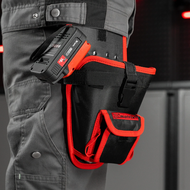 Кобура для шуруповерта с карманом для бит и сверл Matrix (90243)