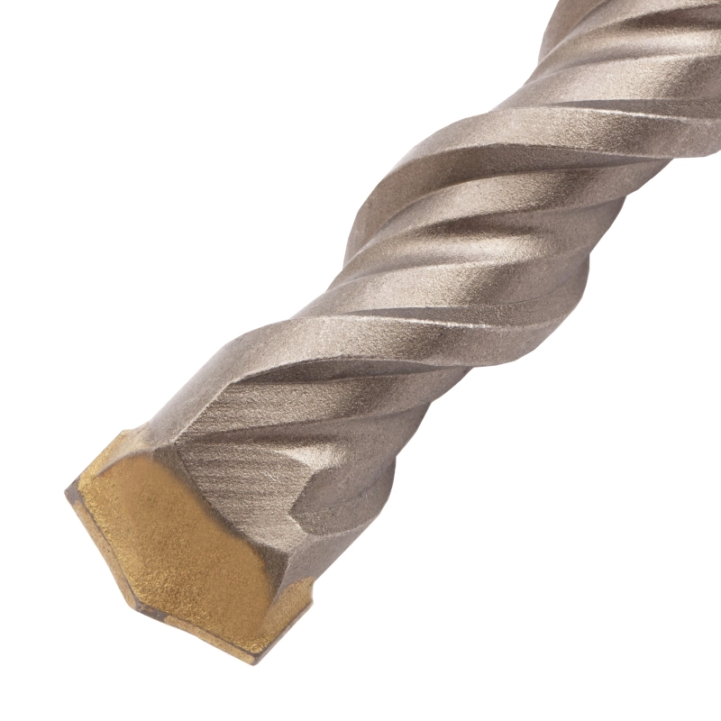 Бур по бетону, двойная спираль, три пылеотводящие кромки, 18 x 460 мм DENZEL (705045)