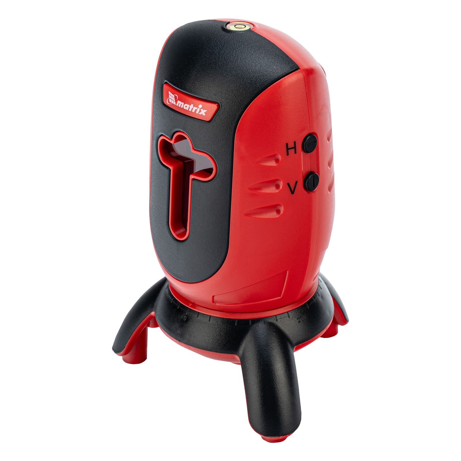 Лазерный уровень ML01T, дальность 10 м, точность ± 0,5 мм, / 1 м, длина волны 650 нм, проекция 1 вертикальная 1 горизонтальная плоскость, резьба под штатив 5/8" Matrix (35065)