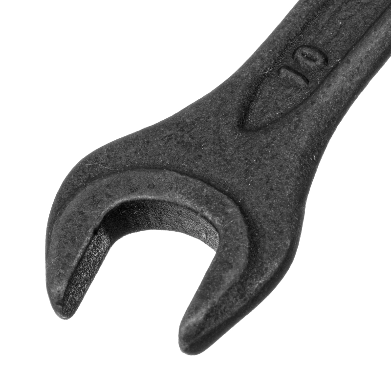 Ключ рожковый,10 х 12 мм, CrV, фосфатированный Сибртех (14323)