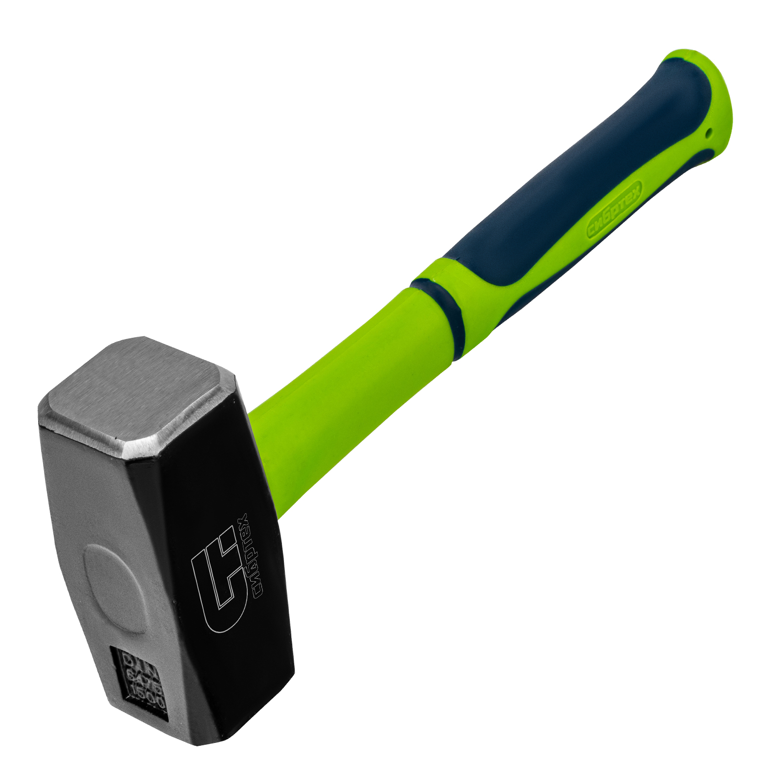 Кувалда, 1500 г, фибергласовая обрезиненная рукоятка Сибртех (10916)