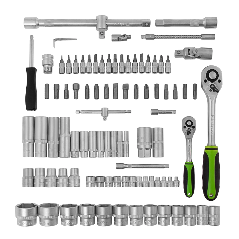 Набор инструмента, 1/2", 1/4", пластиковый кейс,94 предмета Сибртех (13499)