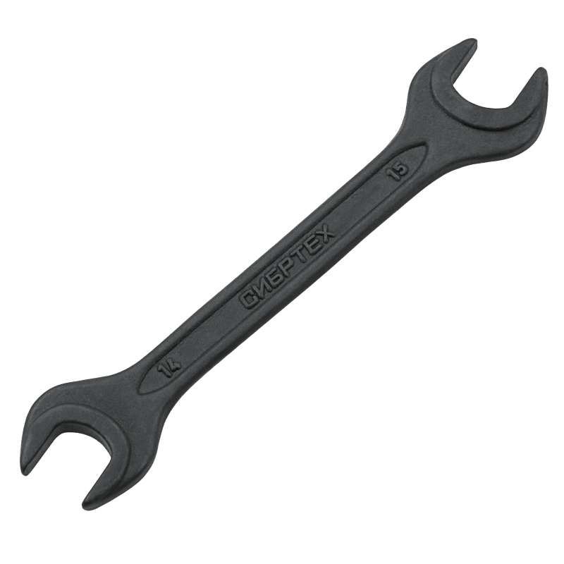 Набор ключей рожковых, 6 - 19 мм, 6 шт., CrV, фосфатированные Сибртех (15220)