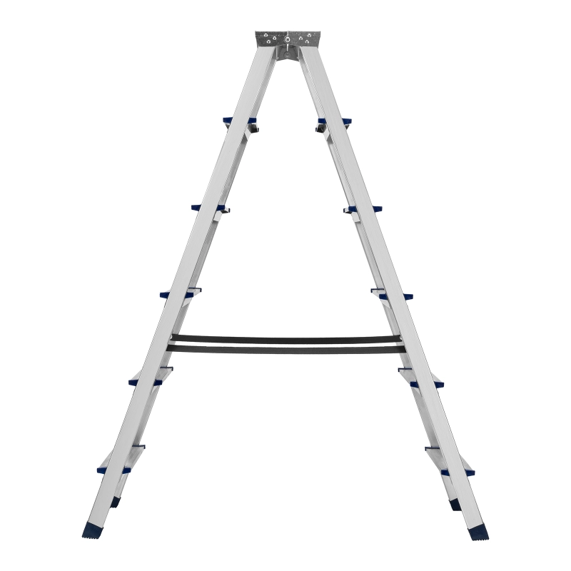 Стремянка двусторонняя 6 ступеней, алюминиевая, Сибртех (97926)