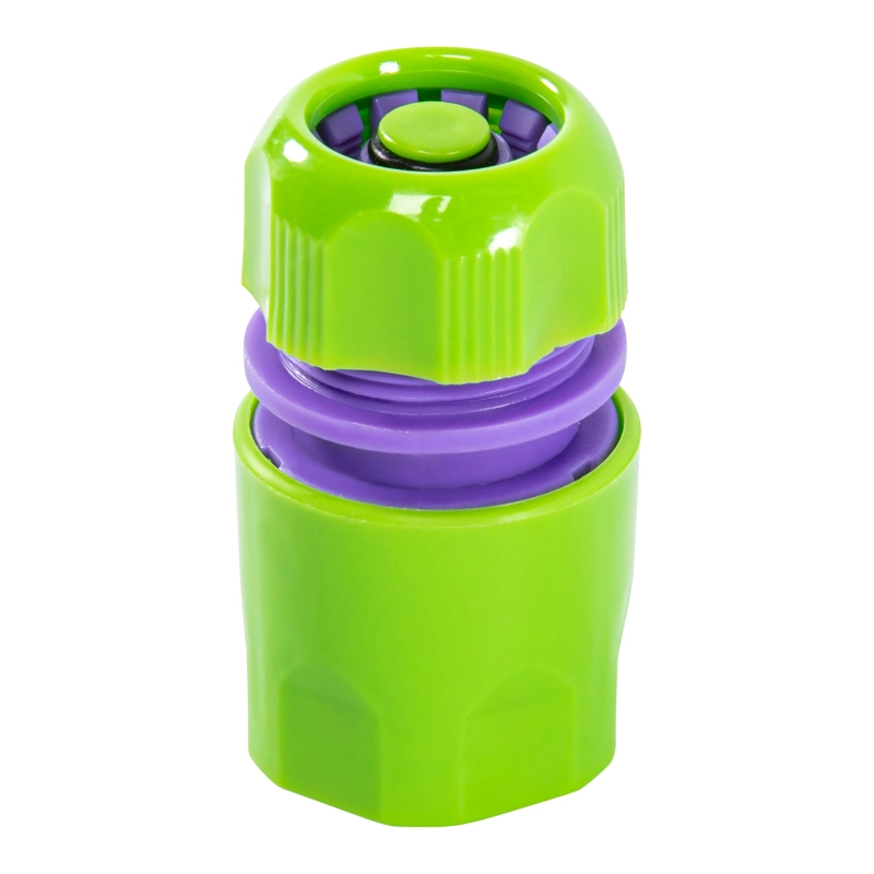 Соединитель пластмассовый, быстросъемный для шланга 1/2, аквастоп Palisad (66140)