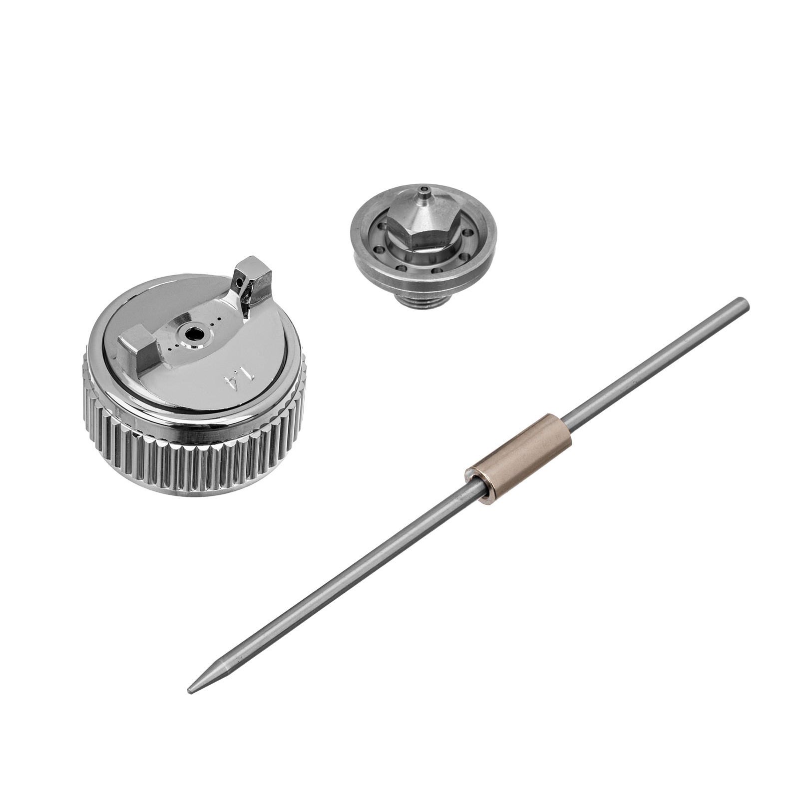 Комплект для краскораспылителя 57321 : сопло 1,4 мм, игла, форсунка Matrix (57388)