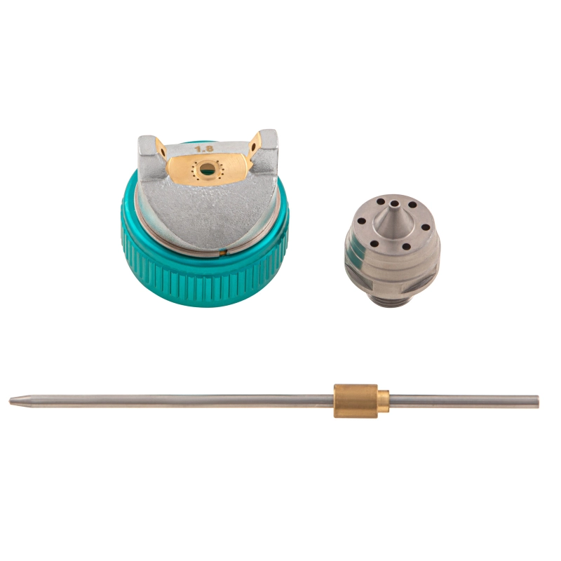 Краскораспылитель AG 801 HVLP, гравитационный, сопло 1.5 мм и 1.8 мм Stels (57360)