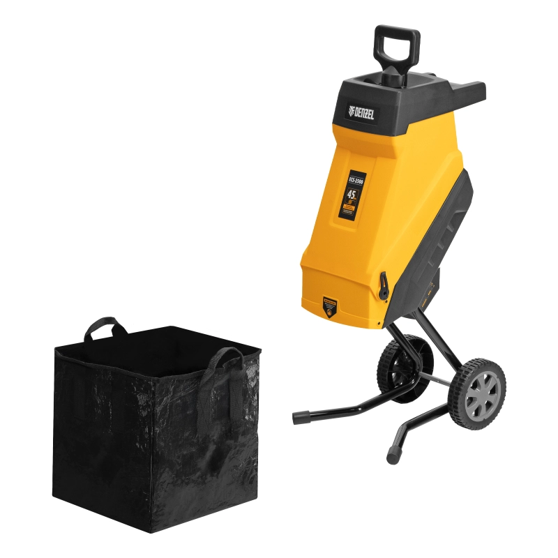 Измельчитель садовый электрический ECS-2500, 2500 Вт, 45 мм Denzel (59701)