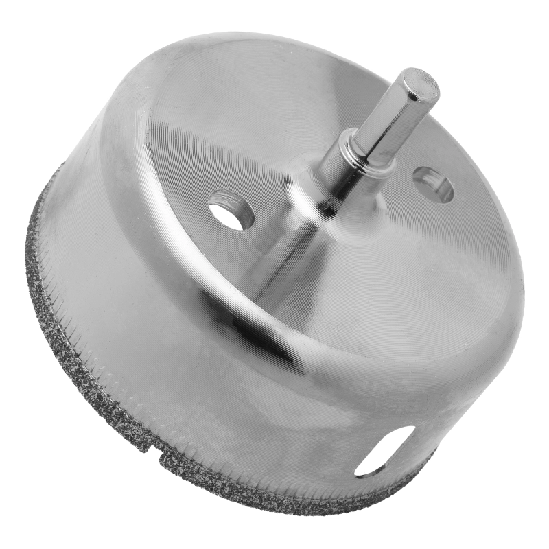 Сверло по керамической плитке и стеклу, 70 х 55 мм, шестигранный хвостовик, с центрующим сверлом Сибртех (72727)