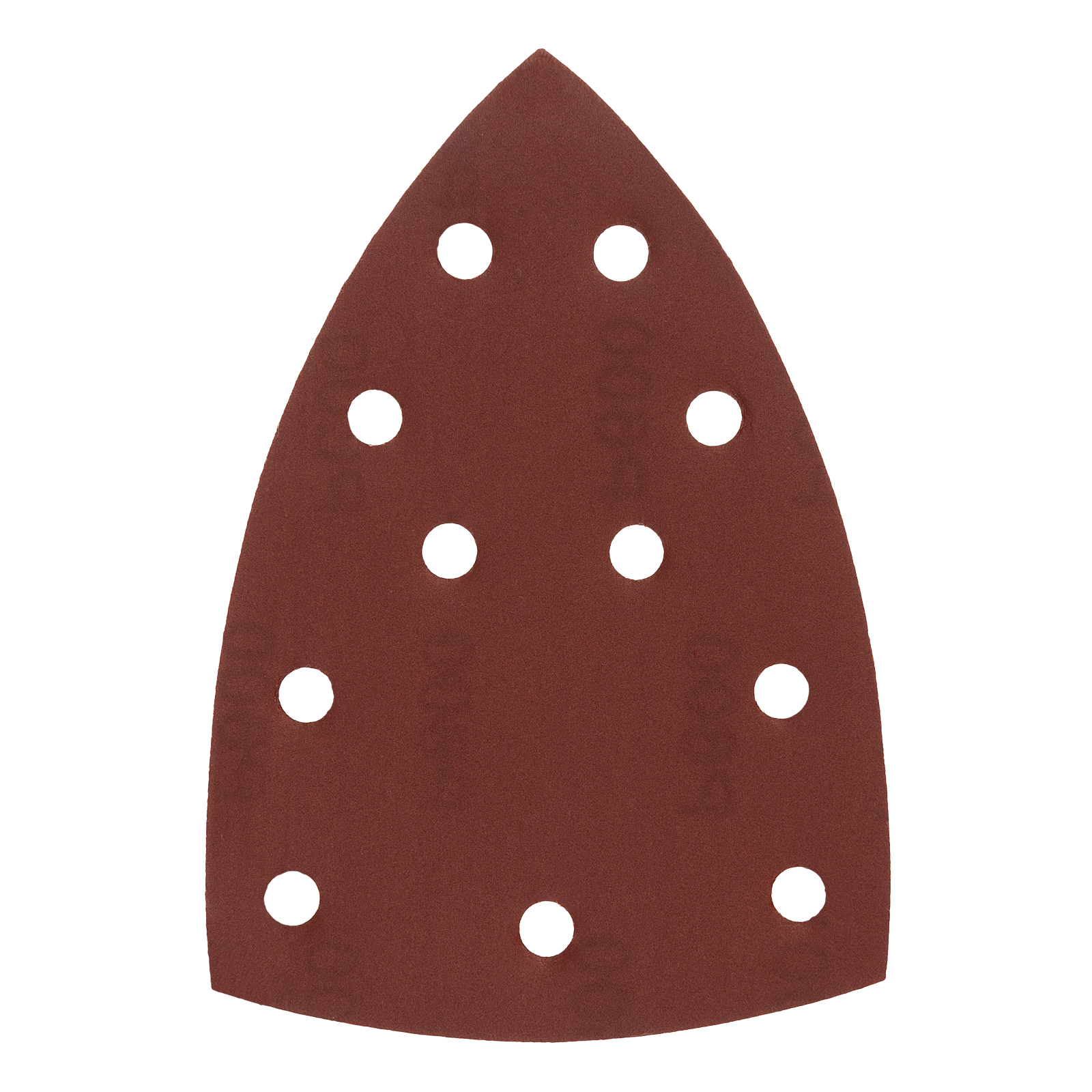 Треугольник абразивный на ворc. подложке под "липучку", перф., P 600, 150х150х100 мм, 5 шт. Denzel (738697)