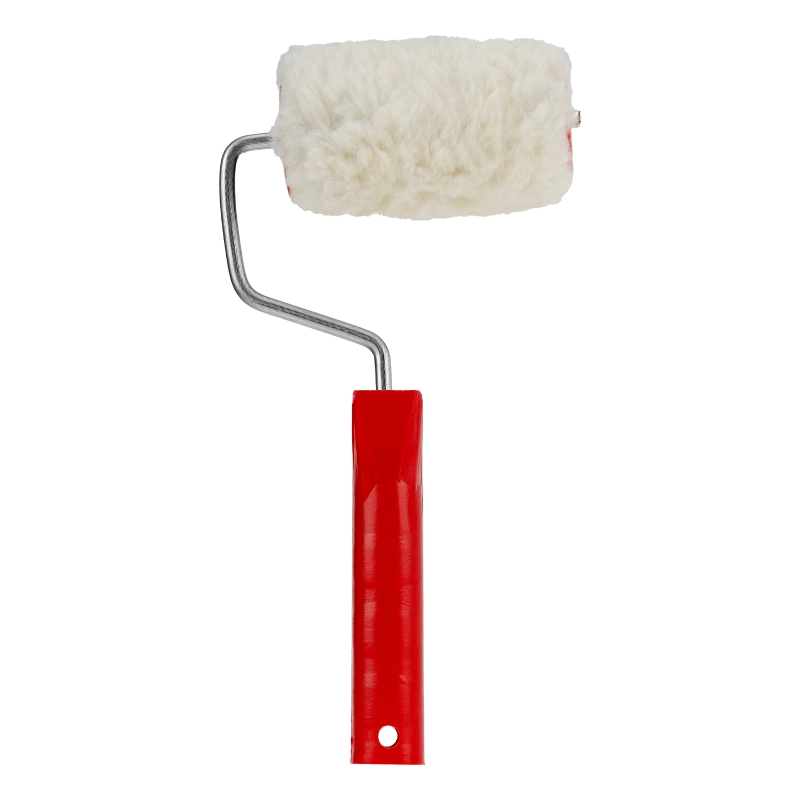 Валик "Натуральный мех", в сборе, 100 мм, D 48 мм, D ручки 6 мм, крепление шплинтом Сибртех (80161)