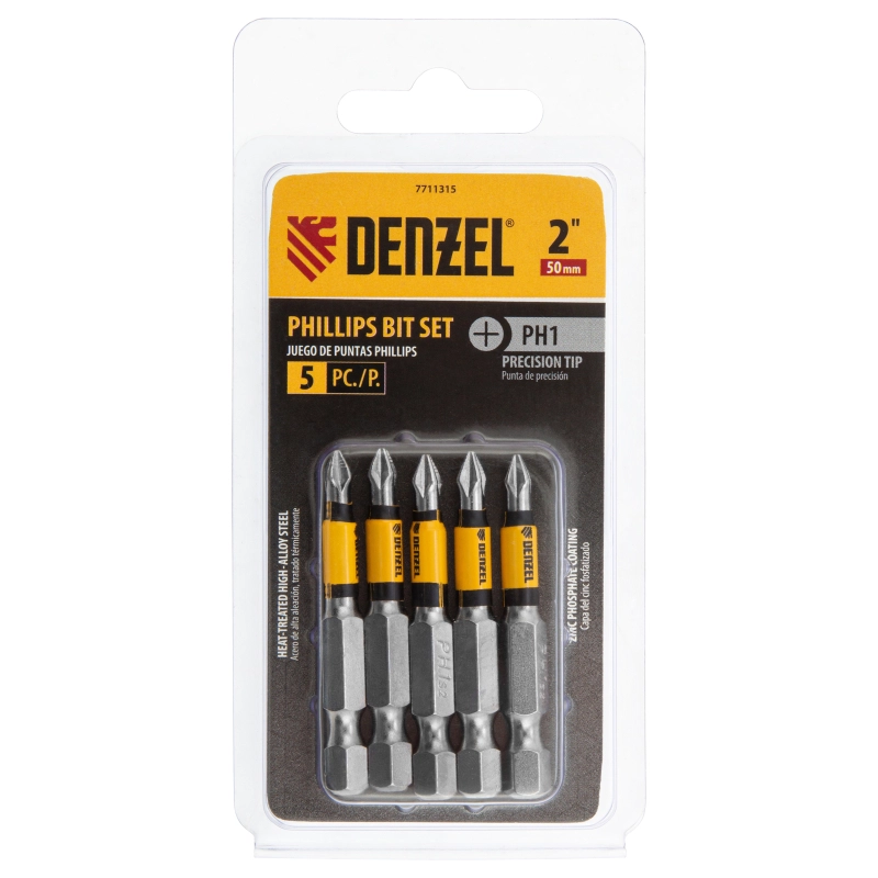 Бита PH1x50, 5 шт. Denzel (7711315)