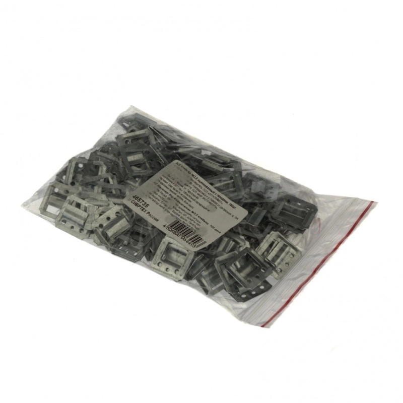 Кляймер №3.5 оцинкованный с гвоздями, 100 шт Сибртех (465735)