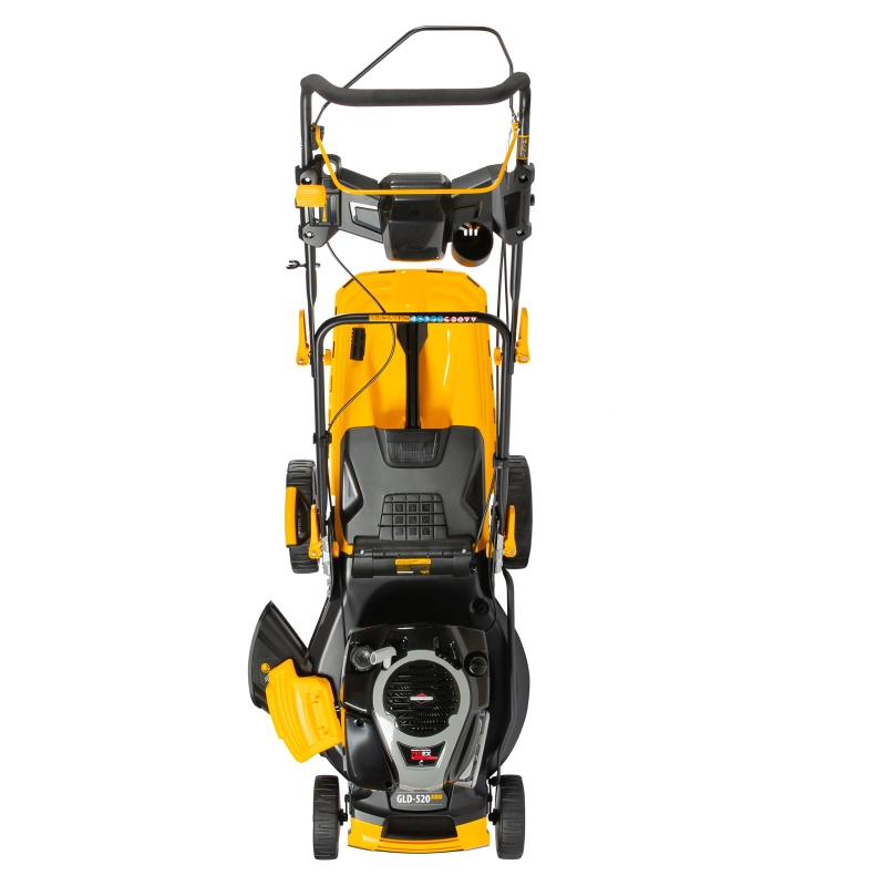 Газонокосилка бензиновая GLD-520SP-BS, 163 см3, Briggs Stratton, ширина 52 см, привод, 60 л Denzel (58807)