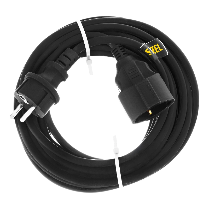 Удлинитель-шнур силовой Top Series, КГТТ, 10 м, 1 розетка, 3 x 1,5 мм Denzel (37419)