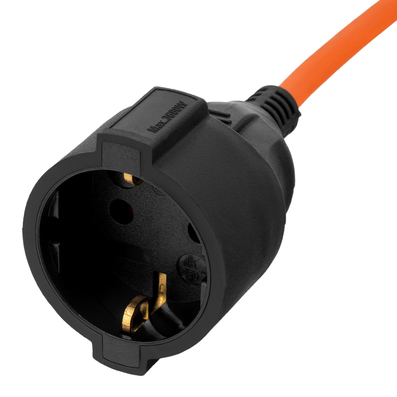 Удлинитель-шнур силовой Garden Series, ПВС, 10м, 1 розетка, 3 x 1 мм, Denzel (37405)