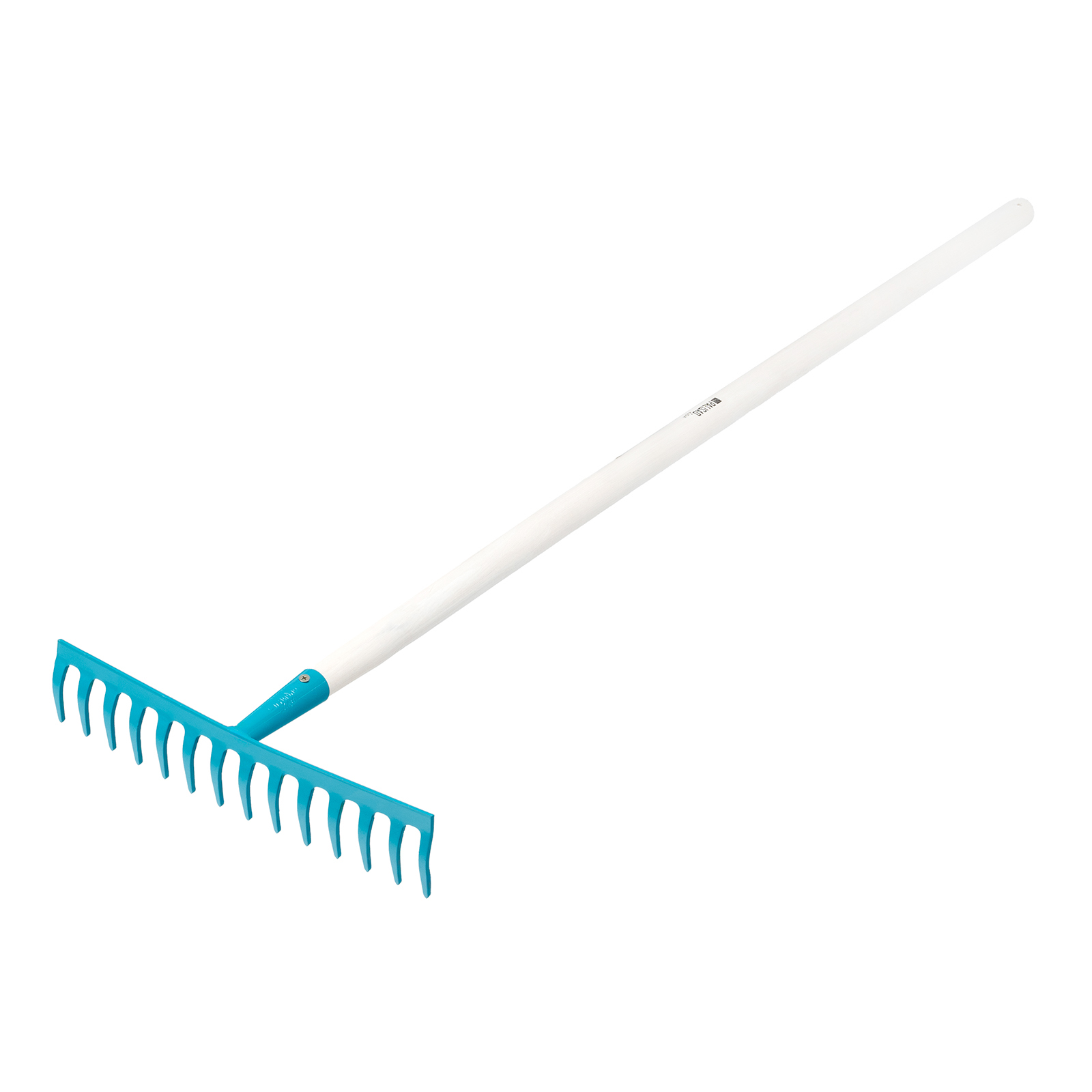 Грабли стальные, 360х1250 мм, 14 прямых зубьев, деревянный лакированный черенок, LUXE Palisad (6178988)