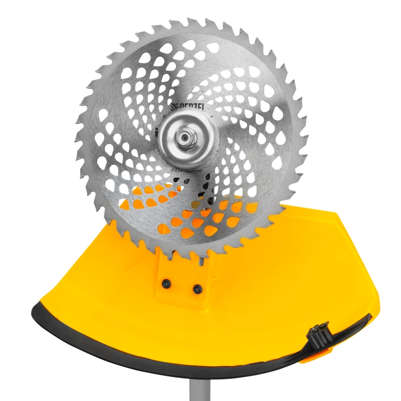 Триммер бензиновый DT-43E, 43 см3, неразъемная штанга, электростартер, состоит из 2 частей Denzel (962015)