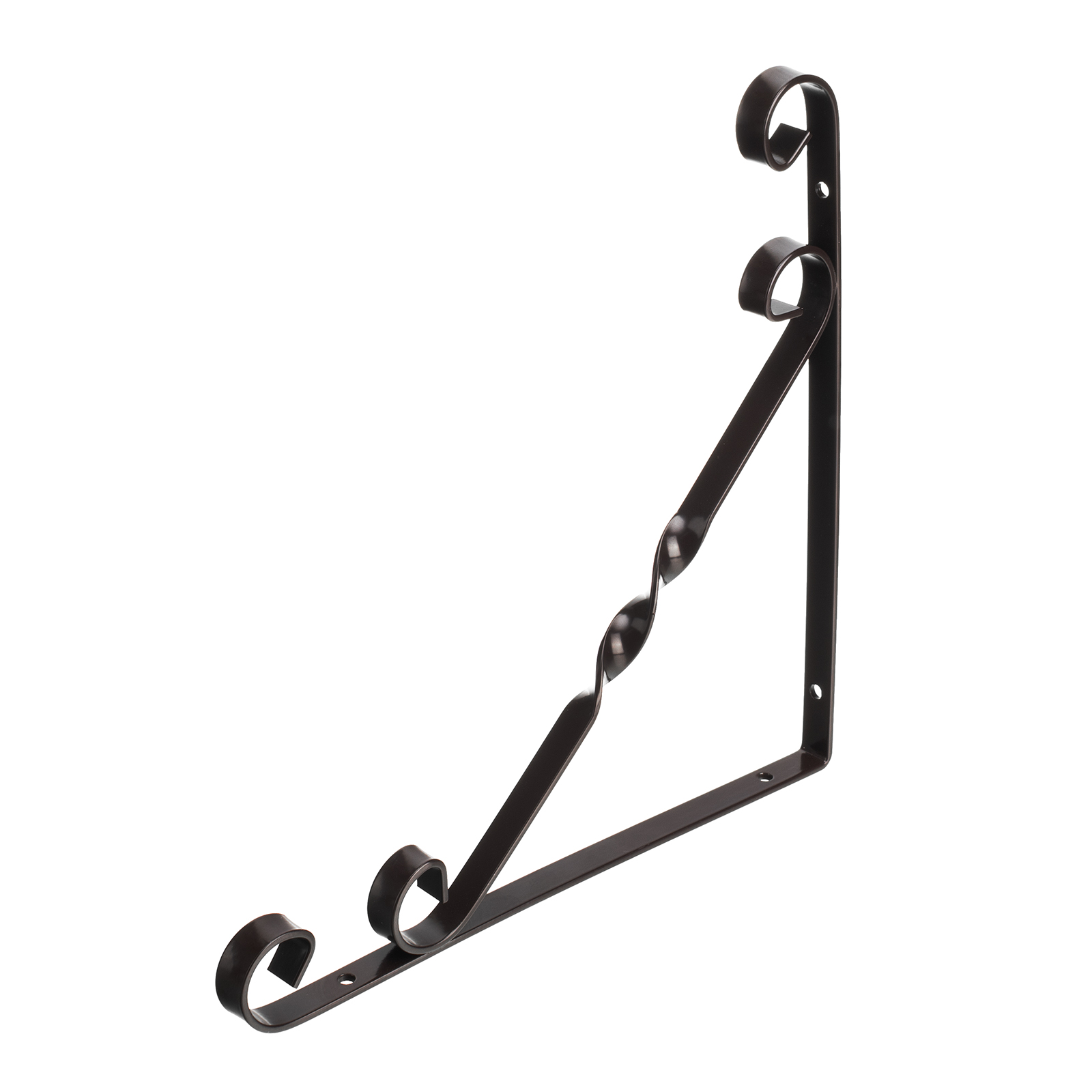 Кронштейн декоративный, 250 х 250 мм, коричневый Сибртех (94056)